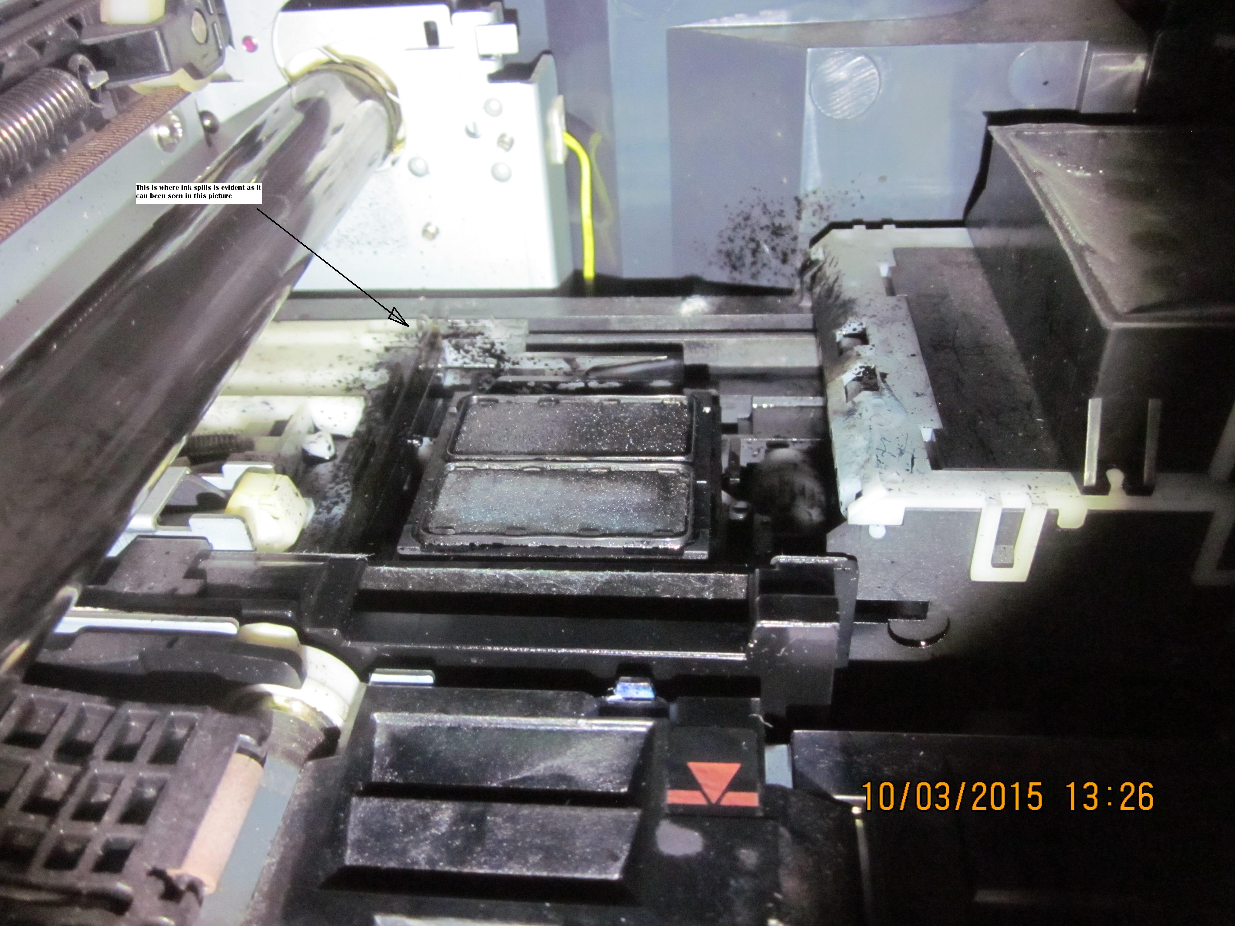 SOLVED How do I fix Leaking Ink Fixya